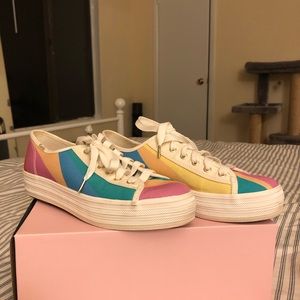 Kate Spade x Keds Rainbow Double Decker Sneaker